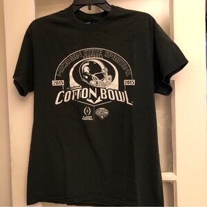 Blue 84 2015 Cotton Bowl MICHIGAN STATE SPARTANS Mens T-shirt SIZE  medium Green